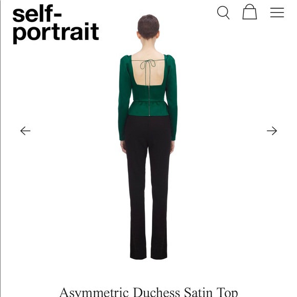 Self-Portrait Duchess Top - Picture 4 of 7